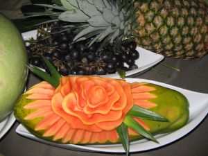 CraftWorkshopBali Fruit Carving Image1 